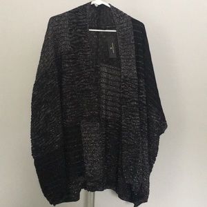 Worthington Sparkly Flowing Cardigan Size Large